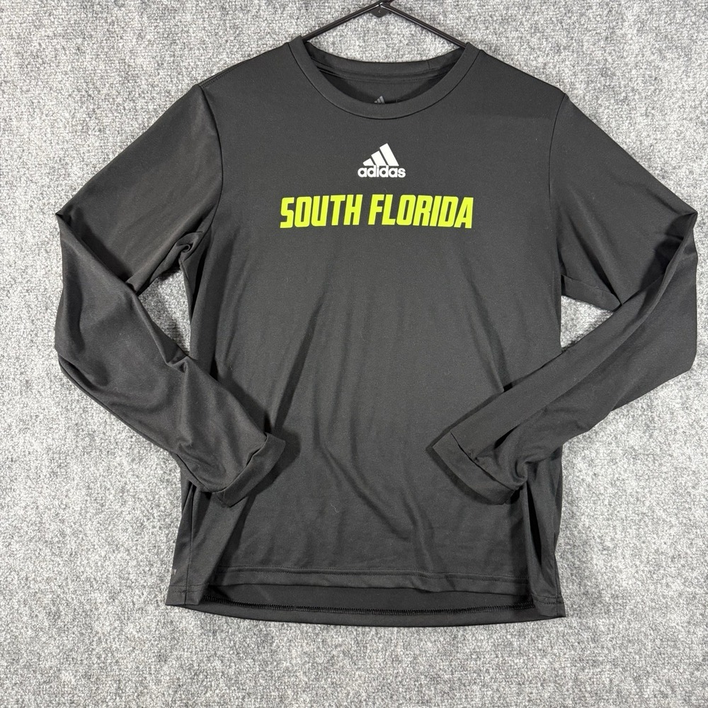 ADIDAS Women's UNIVERSITY OF SOUTH FLORIDA USF Bulls Medium Long Sleeve Shirt